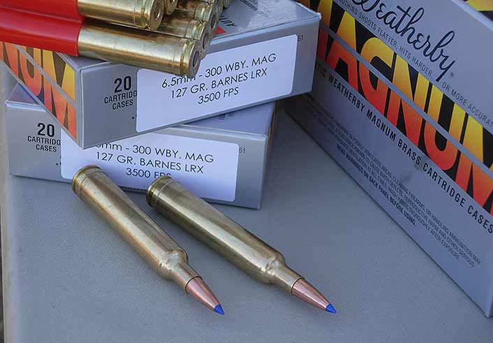 While Norma loads most Weatherby ammunition, 6.5-300 cartridges are assembled in Paso Robles.