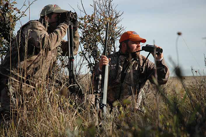 A binocular helps you see far off.  But you’re also smart to focus it for 50 yards, and look close first.