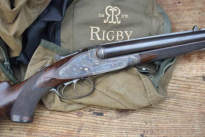 While the .375 H&H had a rimmed counterpart, the belted version was widely chambered in doubles.